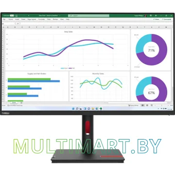 Монитор Lenovo ThinkVision T32h-30 63D3GAT1EU